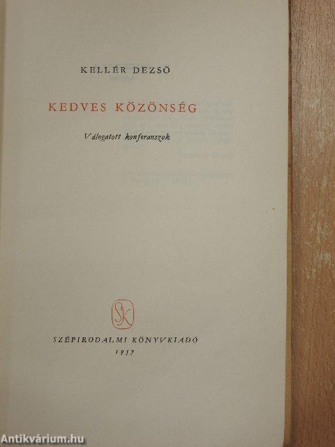 Kedves Közönség