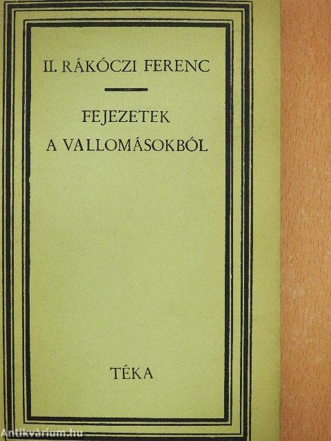 Fejezetek a vallomásokból