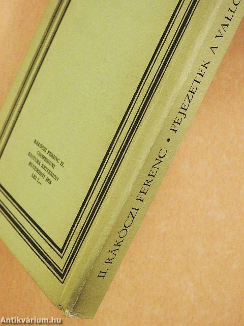 Fejezetek a vallomásokból