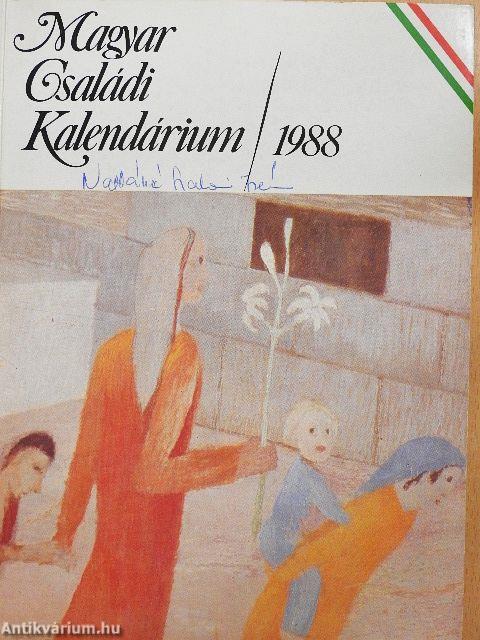 Magyar Családi Kalendárium 1988