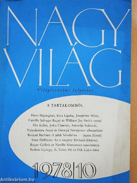 Nagyvilág 1978. október