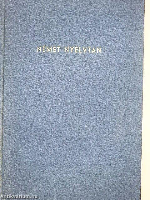 Rendszeres német nyelvtan