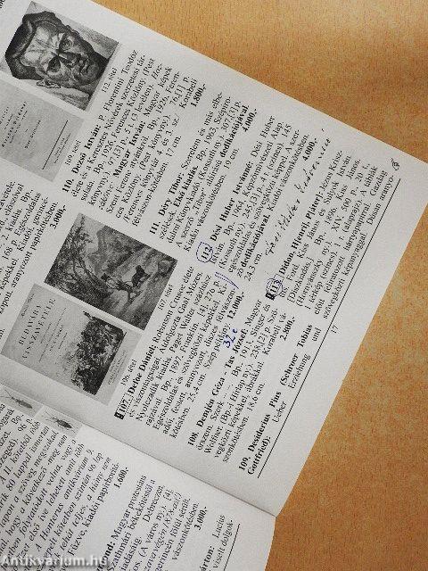 A Krisztina Antikvárium 29. könyv-, fénykép-, kézirat-, plakát- és térkép árverése