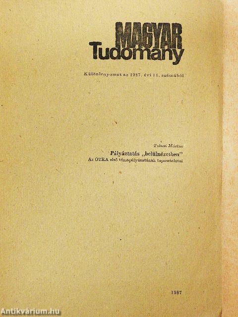 Pályáztatás "belülnézetben"