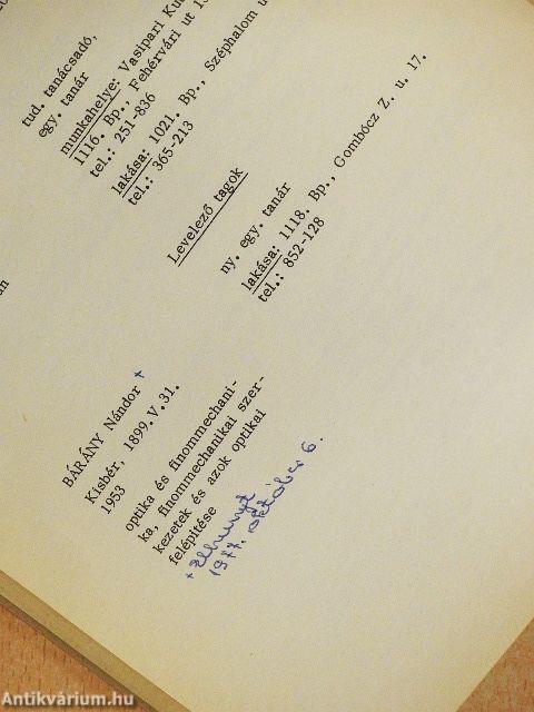 A Magyar Tudományos Akadémia tagjainak címjegyzéke