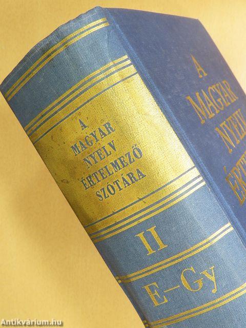 A magyar nyelv értelmező szótára I-VII.