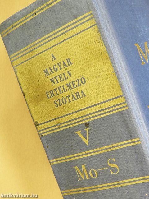 A magyar nyelv értelmező szótára I-VII.