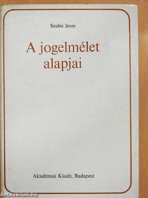 A jogelmélet alapjai