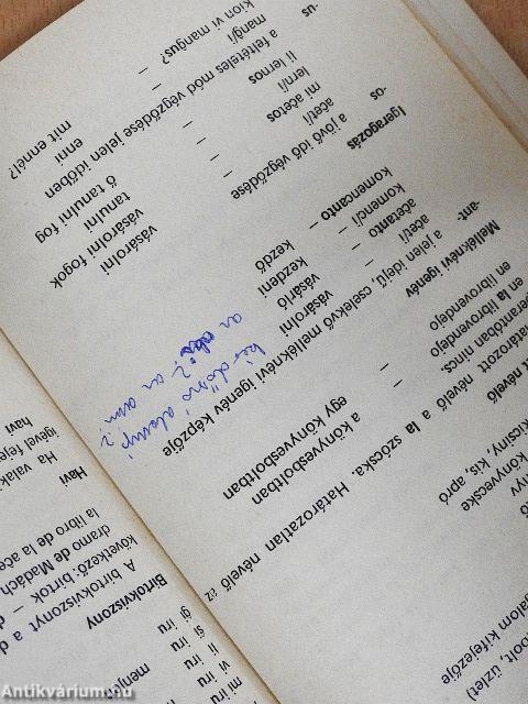 Eszperantó nyelvkönyv 