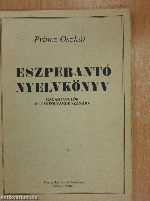 Eszperantó nyelvkönyv 