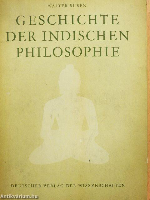 Geschichte der Indischen Philosophie