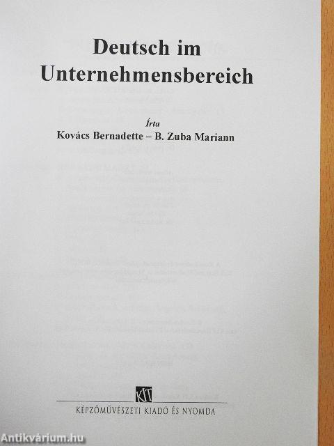 Deutsch im Unternehmensbereich