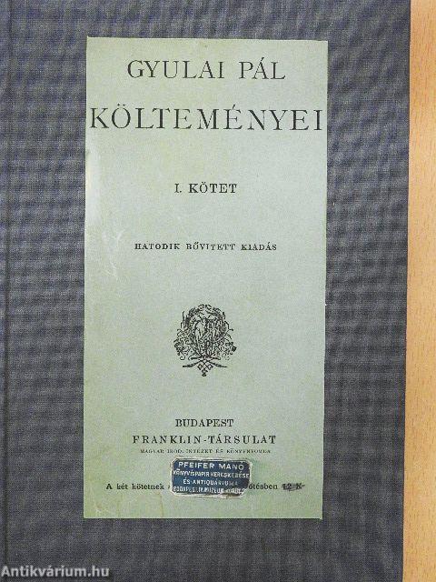 Gyulai Pál költeményei I-II.
