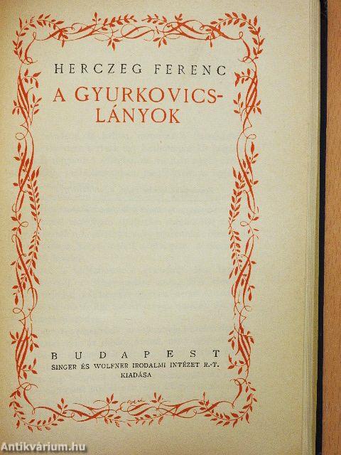 A Gyurkovics-lányok