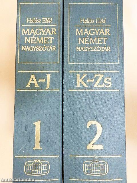 Magyar-német nagyszótár 1-2.