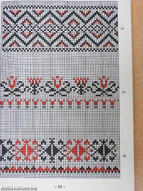 Keresztszemes hímzésminták