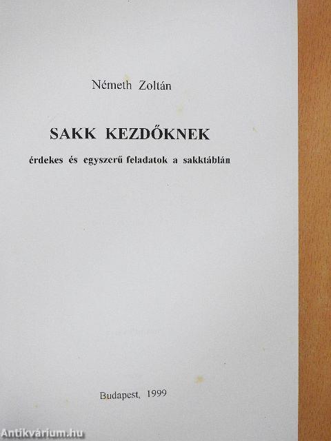 Sakk kezdőknek