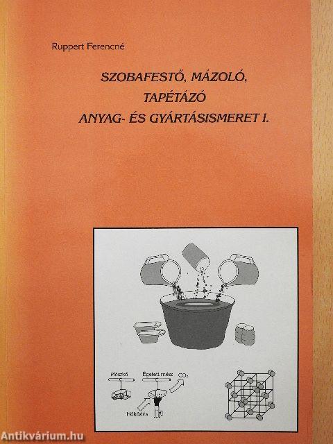 Szobafestő, mázoló, tapétázó anyag- és gyártásismeret I.