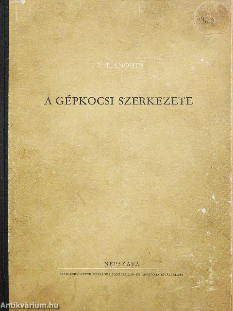 A gépkocsi szerkezete