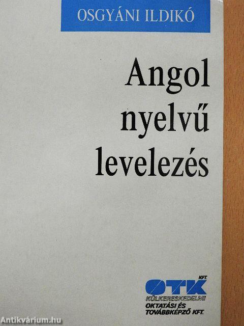Angol nyelvű levelezés