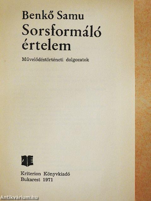 Sorsformáló értelem