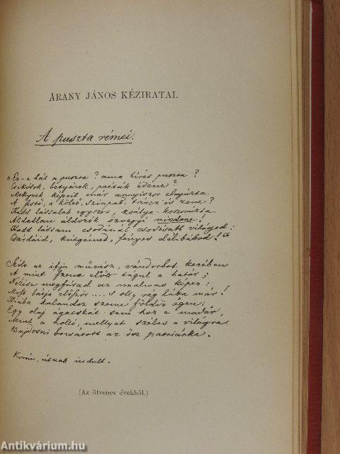 Arany János hátrahagyott versei