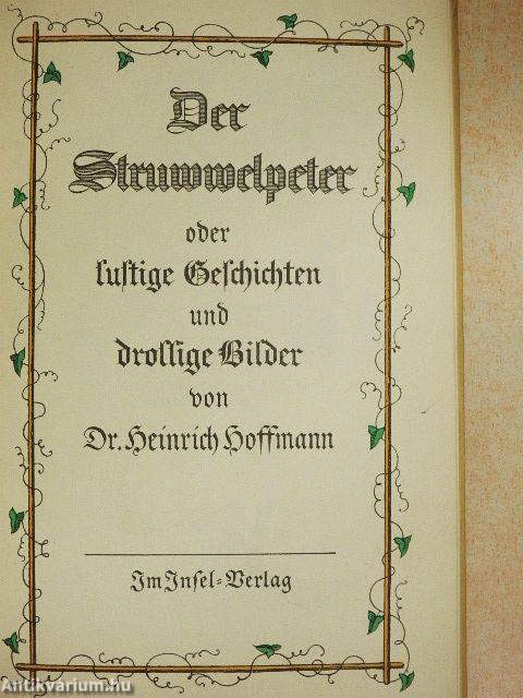 Der Struwwelpeter (gótbetűs)