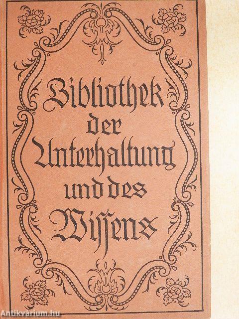 Bibliothek der Unterhaltung und des Wissens 1920/3. (gótbetűs)