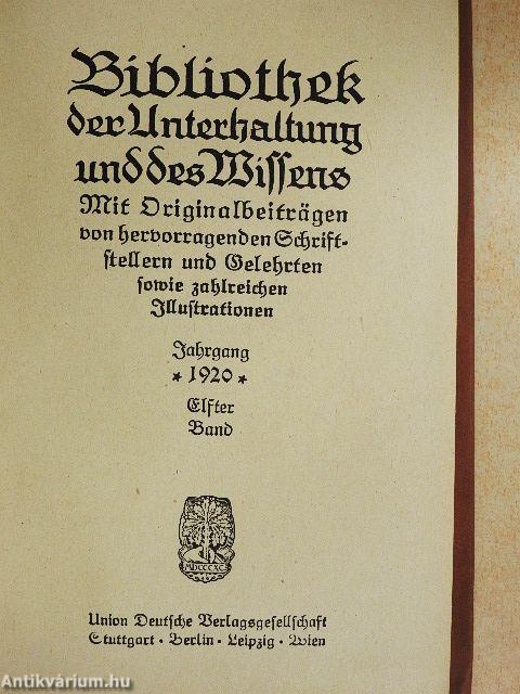 Bibliothek der Unterhaltung und des Wissens 1920/11. (gótbetűs)
