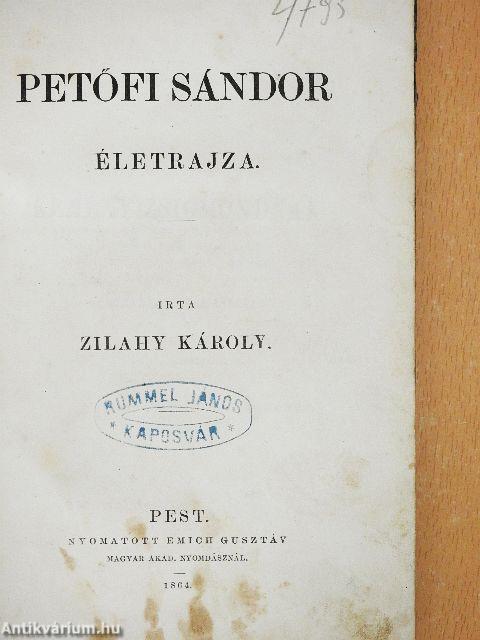 Petőfi Sándor életrajza