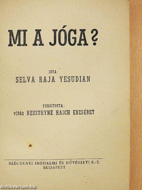 Mi a jóga?