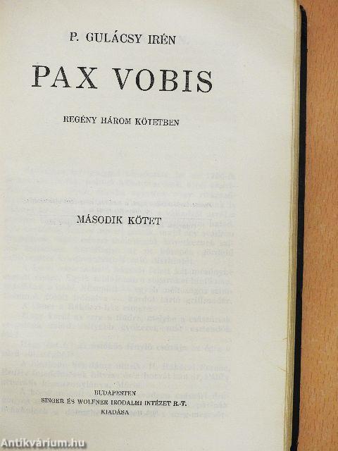 Pax Vobis I-III.