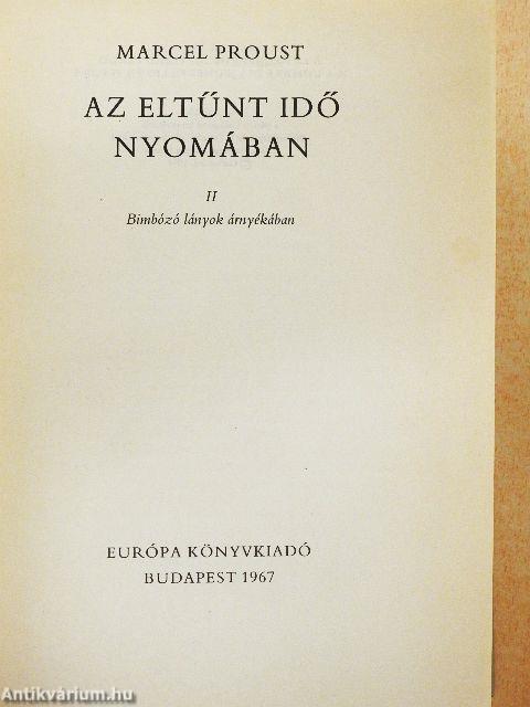 Az eltűnt idő nyomában II.