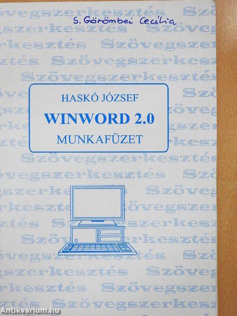 Winword 2.0 munkafüzet