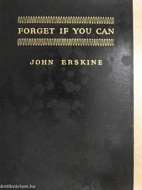 Forget if you can