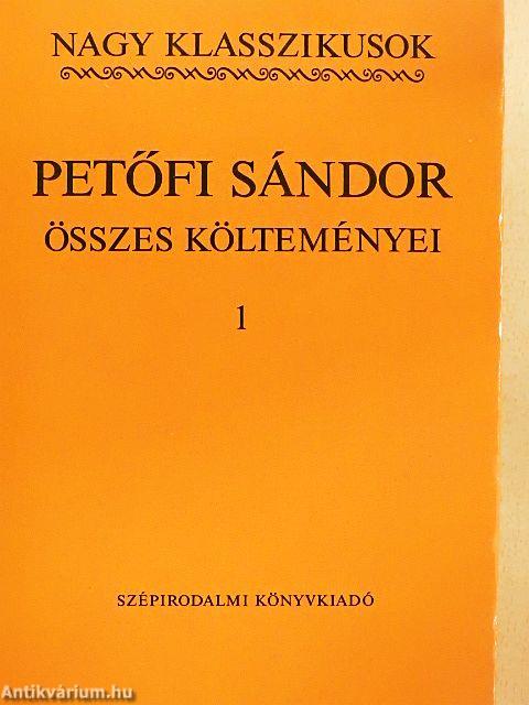 Petőfi Sándor összes költeményei 1-2.
