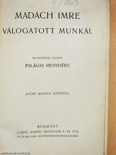 Madách Imre válogatott munkái