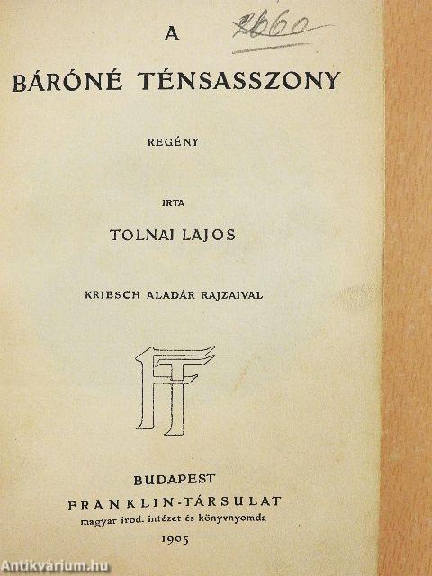 A báróné ténsasszony