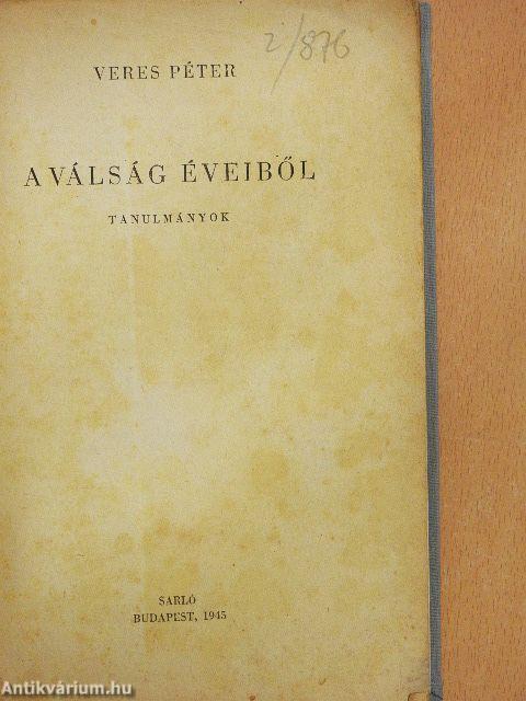 A válság éveiből