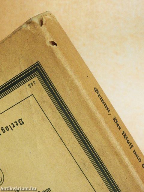 Der Wolf und die sieben Geißlein und andere Märchen (gótbetűs)