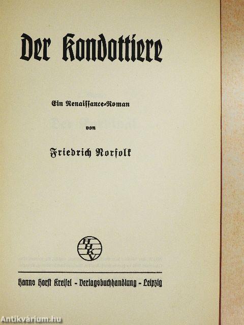 Der kondottiere (gótbetűs)