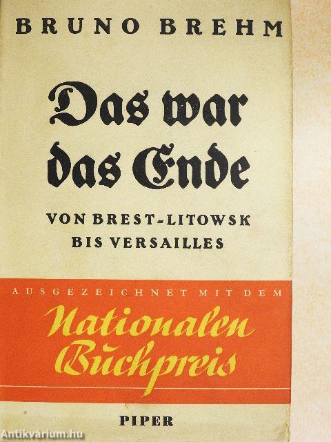 Apis und Este/Das war das Ende/Weder Kaiser noch König
