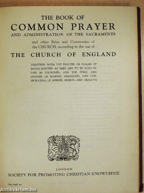The Book of Common Prayer and Administration of the Sacraments