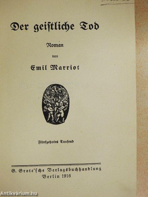 Der geistliche Tod (gótbetűs)