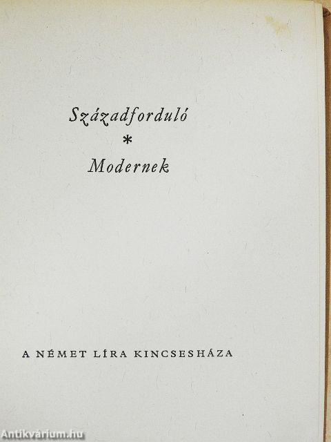 A német líra kincsesháza I-VI.