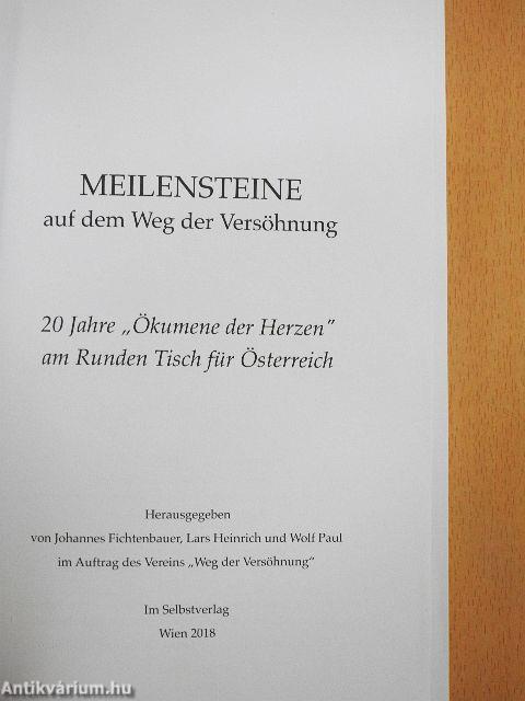Meilensteine auf dem Weg der Versöhnung