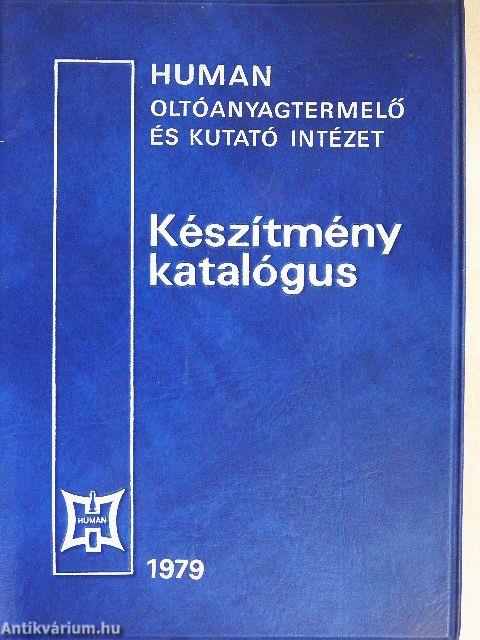 Készítmény katalógus 1979