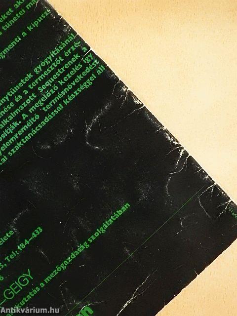 Mikroelemhiány gyógyítására és megelőzésére gyümölcs-, szőlő- és szántóföldi kultúrákban: Sequestren