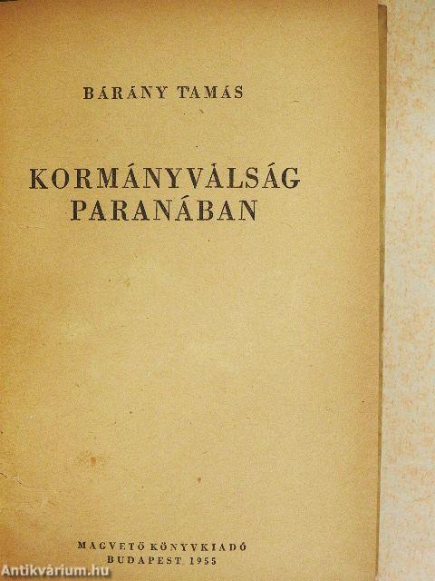 Kormányválság Paranában