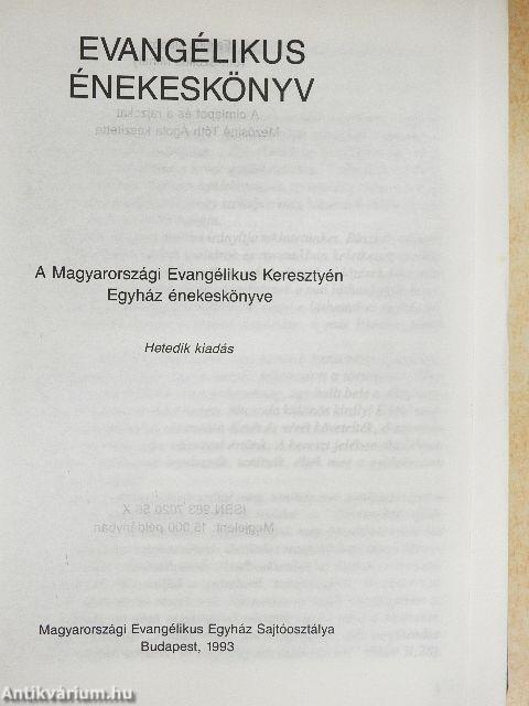 Evangélikus énekeskönyv